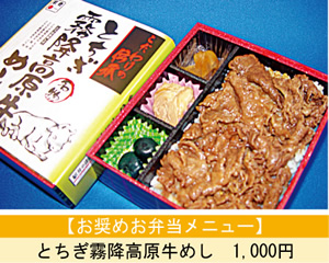 とちぎ霧降高原牛めし(松廼家)